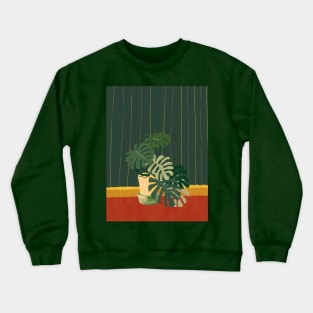 Monstera plants Crewneck Sweatshirt